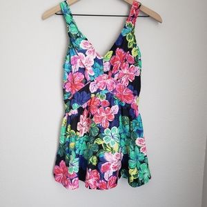 Maxine of Hollywood Floral Swimdress
